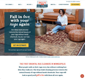 American Rug Laundry Website